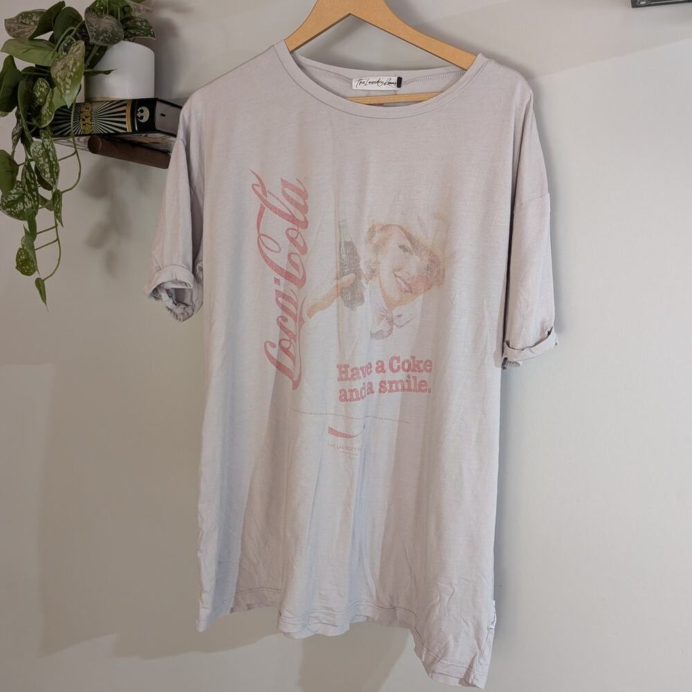 The Laundry Room Coca-Cola Oversized Graphic T-Shirt Size M